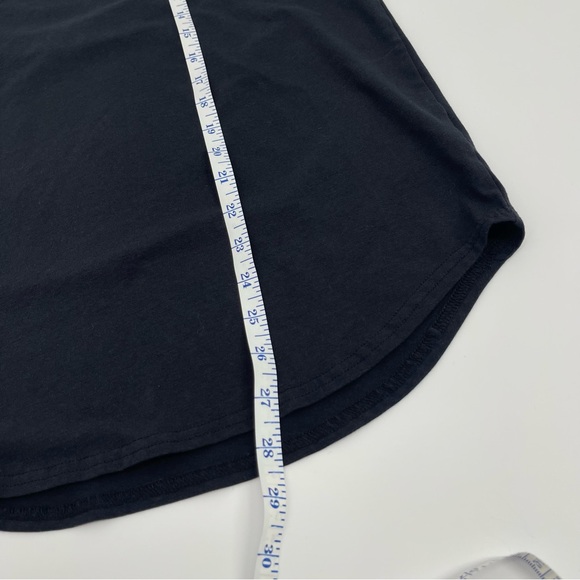 CUTS Elongated Men's Small Black Short Sleeve Tee Modern Athleisure Minimalist - Picture 8 of 12